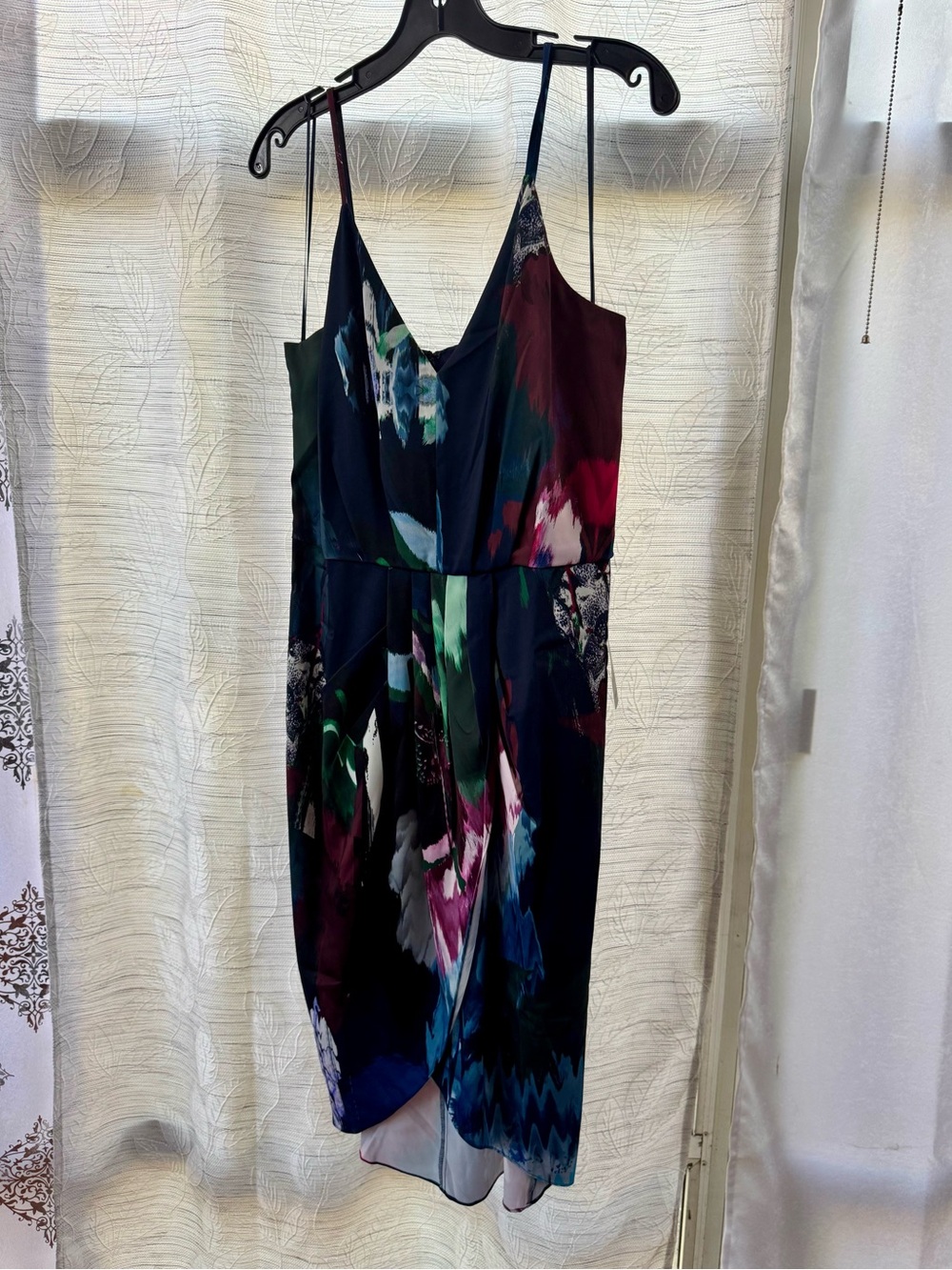 Chelsea 28 Navy Blue Floral Midi Dress